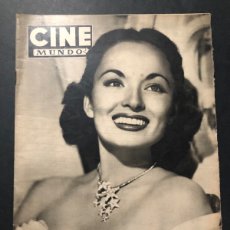 Cine: REVISTA CINE MUNDO 1953 ANN BLYTH AVA GARDNER LOLA FLORES ANTONELLA LUALDI. Lote 402270749