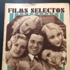 Cine: REVISTA FILMS SELECTOS 1931 PAU CASALS PRIM CARMEN VIANCE BUSTER KEATON GILBERT ROLAND. Lote 402510534