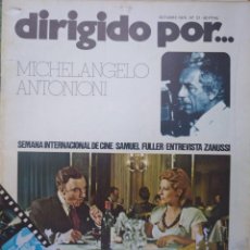 Cine: DIRIGIDO POR . . . Nº 27 - MICHELANGELO ANTONIONI - SOINES GRAFICA - OCTUBRE 1975. Lote 402620399