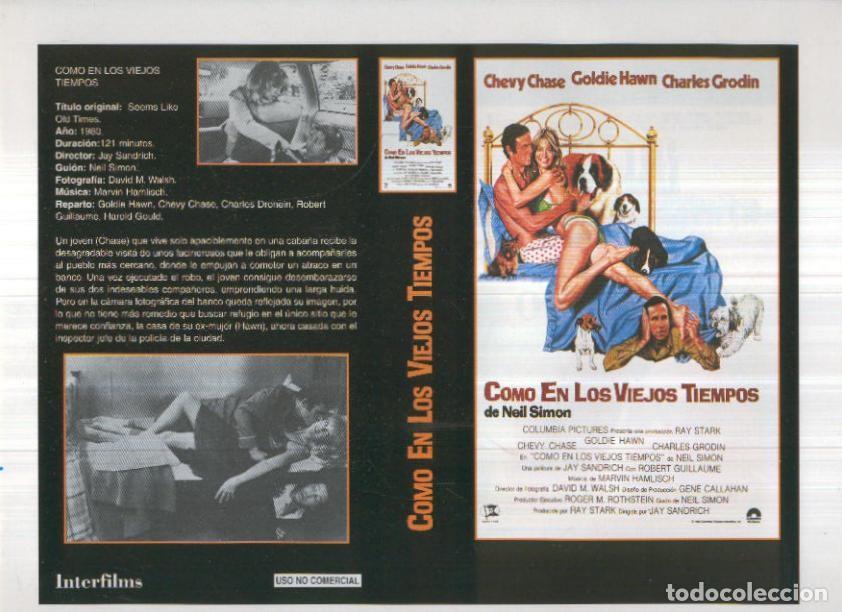 Kino: Caratula cine 30x22 cm: Como en los viejos tiempos y October Sky