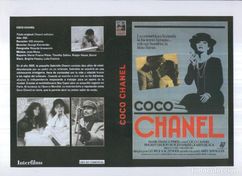 Cinema: Caratula cine 30x22 cm: Coco chanel y Fango