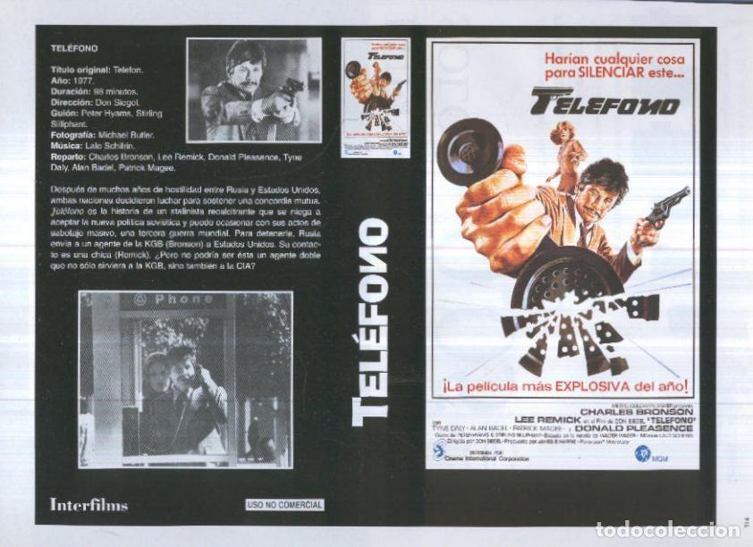 Cinema: Caratula cine 30x22 cm: Telefono