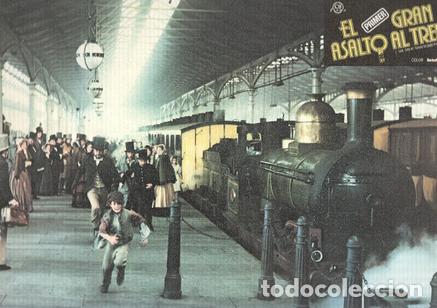 Kino: Caratula de cine: EL PRIMER GRAN ASALTO AL TREN / The Great Train Robbery (numerado 06 en trasera)