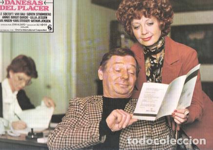 Kino: Caratula de cine: DANESAS DEL PLACER / Hopla pa Sengekanten , (numerado 05 en trasera)