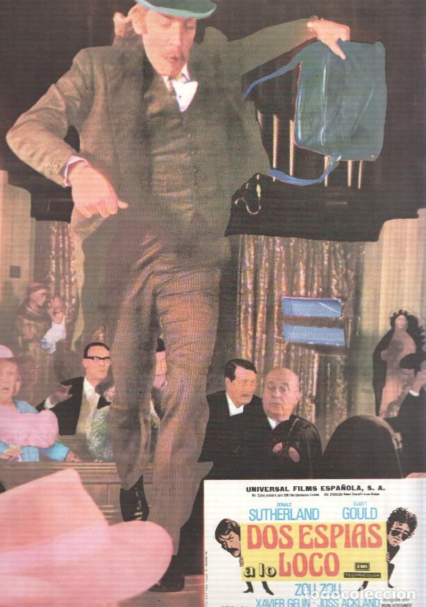 Kino: Caratula de cine: DOS ESPIAS A LO LOCO / Spys (numerado 04 en trasera)