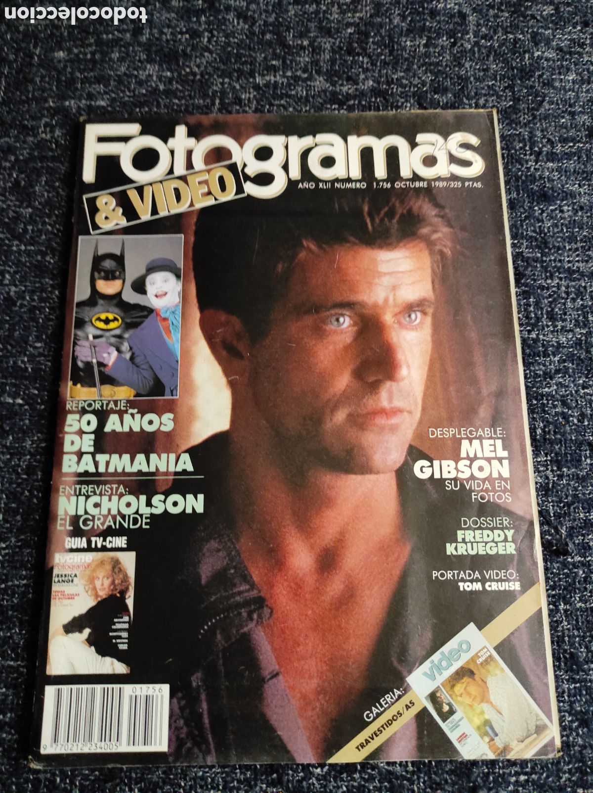 Cine: FOTOGRAMAS N&ordm; 1756 A&Ntilde;O 1989. MEL GIBSON.