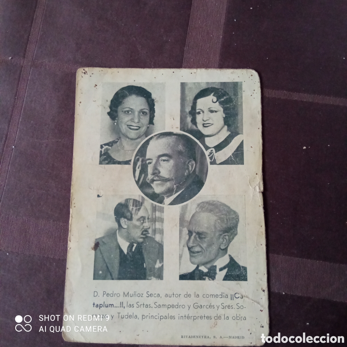 Cine: Comedia cataplum de d.pedro Mu&ntilde;oz seca - Foto 1