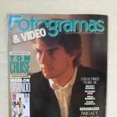 Cine: FOTOGRAMAS - Nº 1767 - OCTUBRE 1990 - TOM CRUISE, MARLON BRANDO.