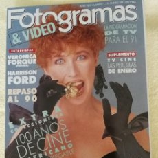 Cine: FOTOGRAMAS - Nº 1770 - ENERO 1991 - VERÓNICA FORQUÉ, HARRISON FORD