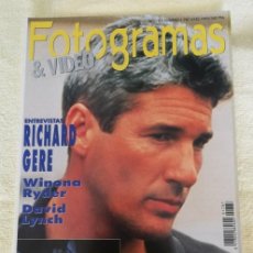 Cine: FOTOGRAMAS - Nº 1787 - JULIO 1992 - RICHARD GERE, BATMAN