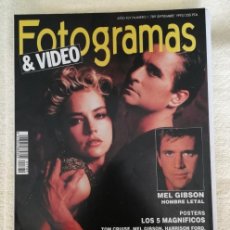 Cine: FOTOGRAMAS - Nº 1789 - SEPTIEMBRE 1992 - SUPER POSTER DE BUGSY - MICHAEL DOUGLAS, SHARON STONE, MEL