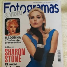 Cine: FOTOGRAMAS - Nº 1791 - NOVIEMBRE 1992 - SHARON STONE, MADONNA