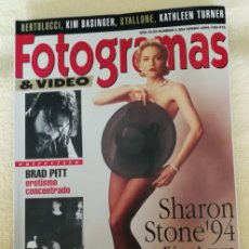 Cine: FOTOGRAMAS - Nº 1804 - ENERO 1994 - SHARON STONE, BRAD PITT, CARMEN MAURA