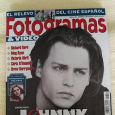 Cine: FOTOGRAMAS - Nº 1822 - AGOSTO 1995 - JOHNNY DEPP, VICTORIA ABRIL