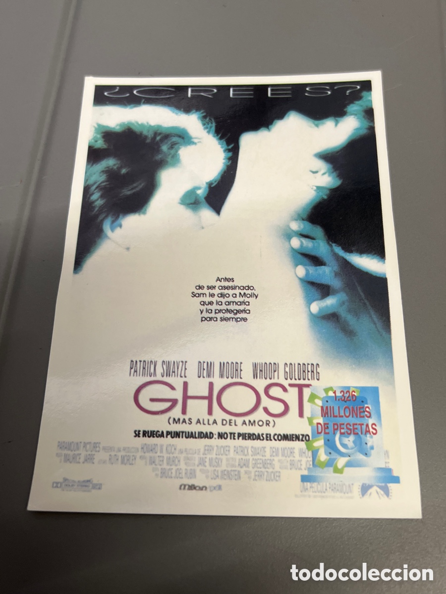 Cine: T1/E2/812.FOLLETO DE MANO PROGRAMA DE CINE GHOST - Foto 1