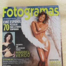 Cine: FOTOGRAMAS - Nº 1883 - SEPTIEMBRE 2000 - JENNIFER LOPEZ, MARIBEL VERDÚ