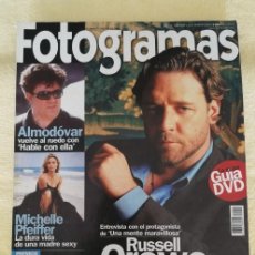 Cine: FOTOGRAMAS - Nº 1901 - MARZO 2002 - RUSSELL CROWE, ALMODÓVAR, MICHELLE PFEIFFER