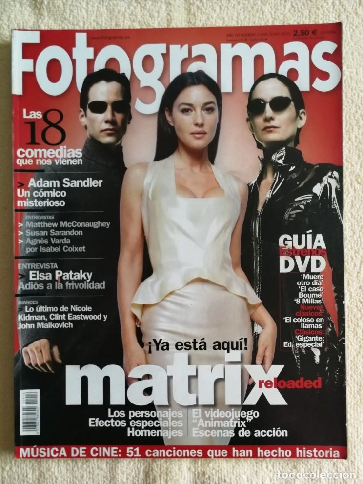 Cine: FOTOGRAMAS - N&ordm; 1916 - JUNIO 2003 - Matrix, Elsa Pataky - Foto 1