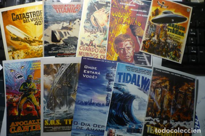 Kino: lote reproducciones peliculas catastrofistas papel y foto