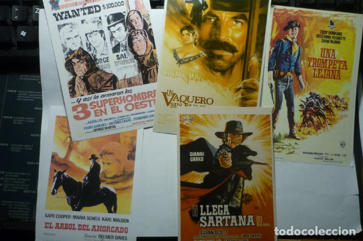Kino: lote reproducc.-papel y foto westerns