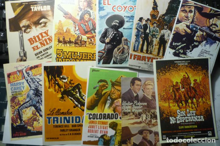 Kino: lote reproducciones papel y foto westerns