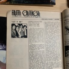 Cine: SEXI CALENDARIOS 1971 FOTOGRAMAS REPORTAJE LOS BEATLES, MARISA MEL , TÚNEL GUADARRAMA