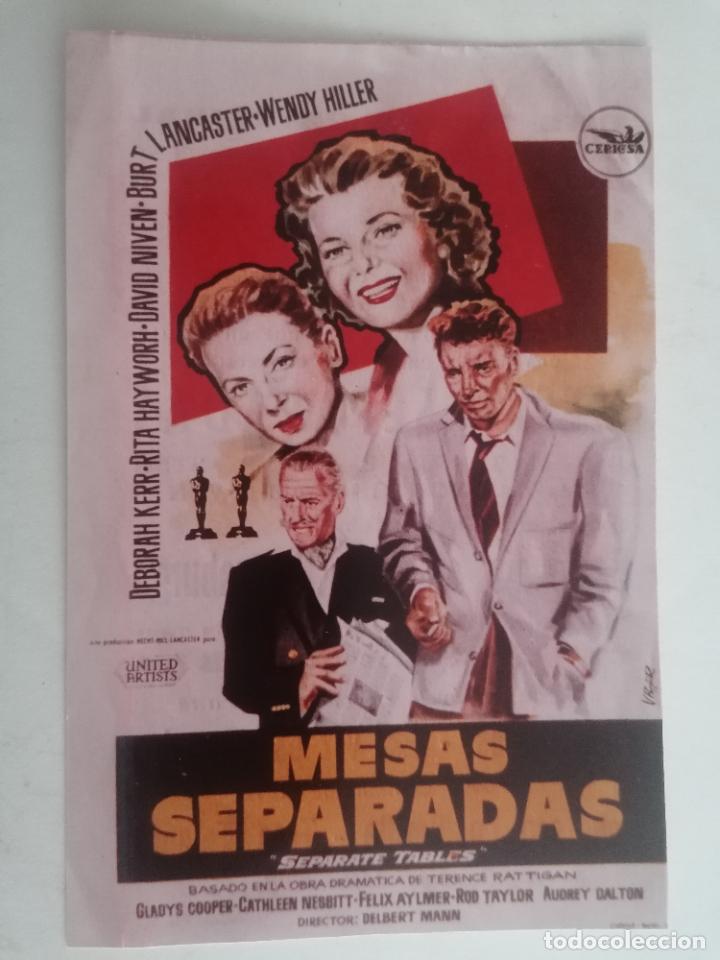 Kino: FOTOGRAFIA CARTEL, MESAS SEPARADAS, RITA HAYWORH, BURT LANCASTER