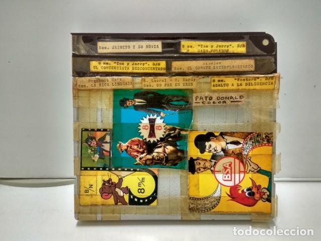 Kino: Pelicula Super 8: Cinta Super 8 con diferentes titulos: Jaimito y su novia, Tom y Jerry, Pato Do...