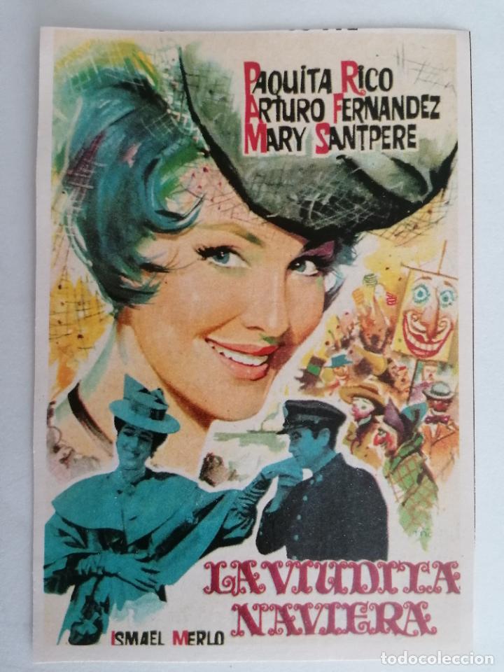 Kino: REPRODUCCION FOLLETO DE MANO, LA VIUDITA NAVIERA