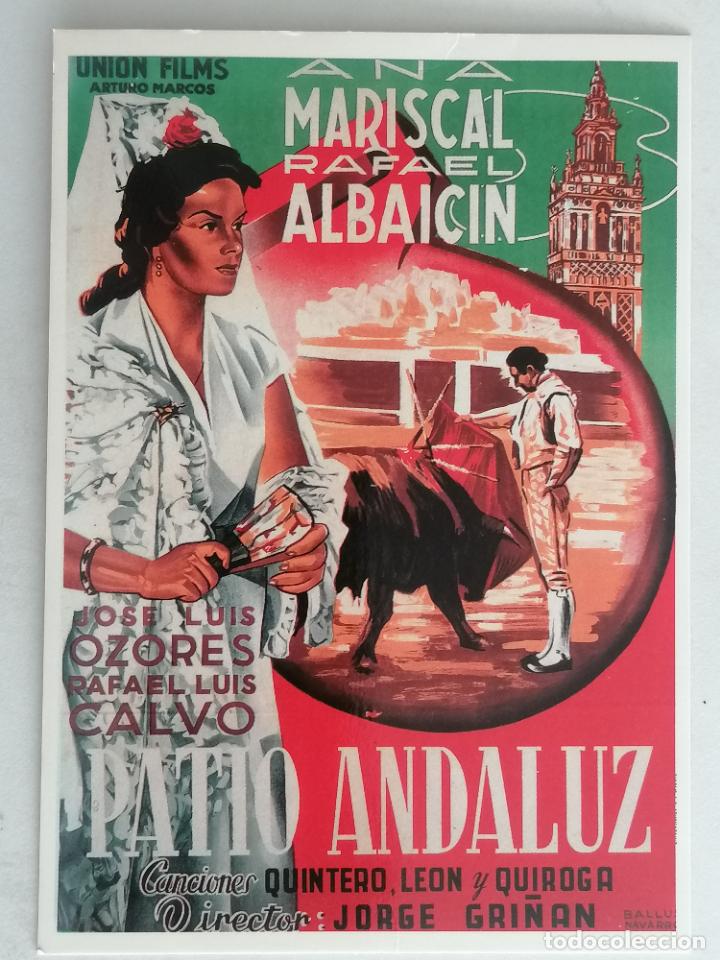 Kino: POSTAL FOLLETO DE MANO, PATIO ANDALUZ, MEDIDAS 10,5 X 15 CM