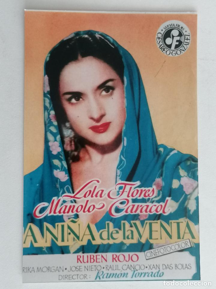 Kino: FOTOGRAFIA FOLLETO DE MANO, LA NI&Ntilde;A DE LA VENTA, MEDIDAS 10 X 15 CM