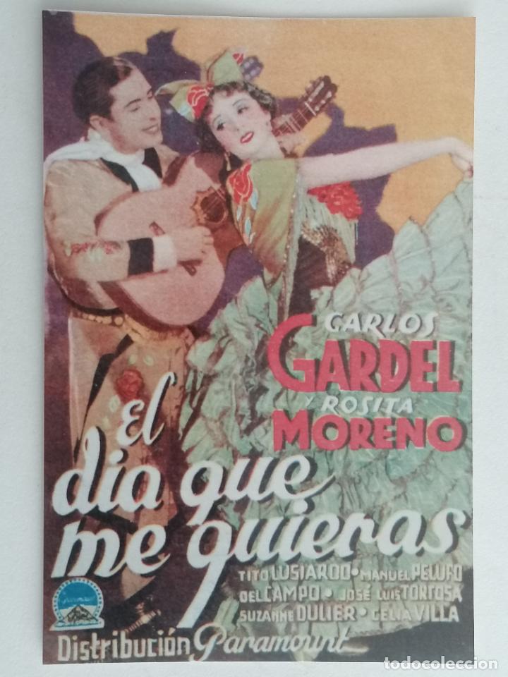 Kino: FOTOGRAFIA FOLLETO DE MANO, EL DIA QUE ME QUIERAS, MEDIDAS 10 X 14,5 CM