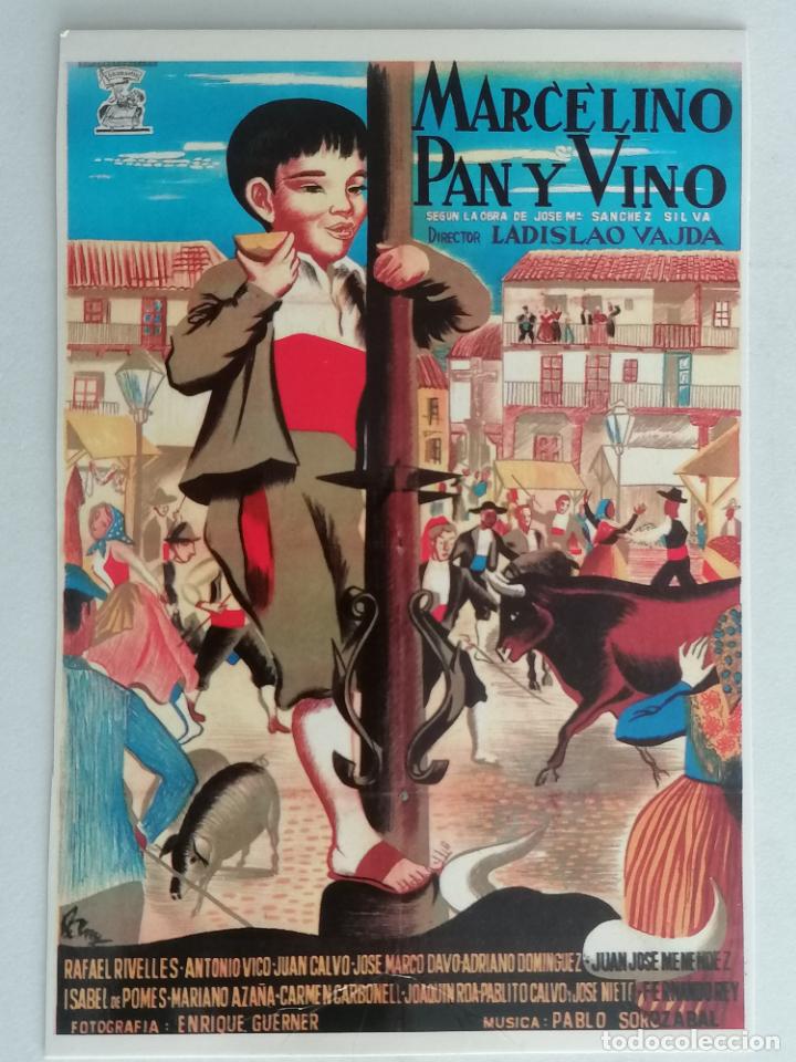 Kino: POSTAL FOLLETO DE MANO, MARCELINO PAN Y VINO, MEDIDAS 10,5 X 15 CM