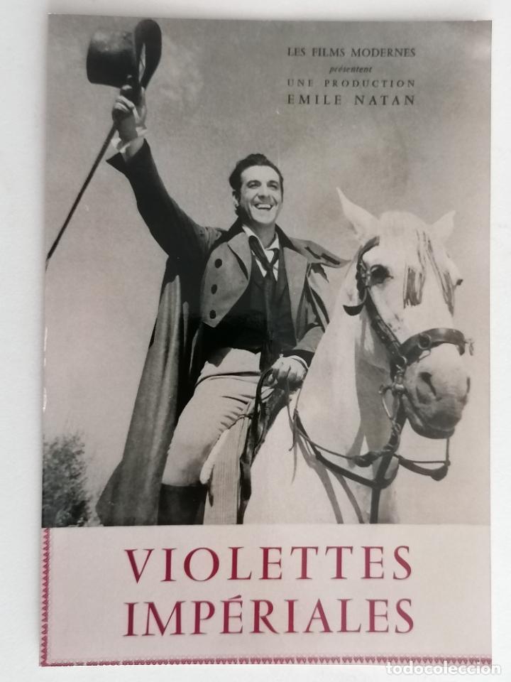 Kino: FOTOGRAFIA FOLLETO DE MANO, VIOLETTES IMPERIALES, MEDIDAS 10 X 15 CM