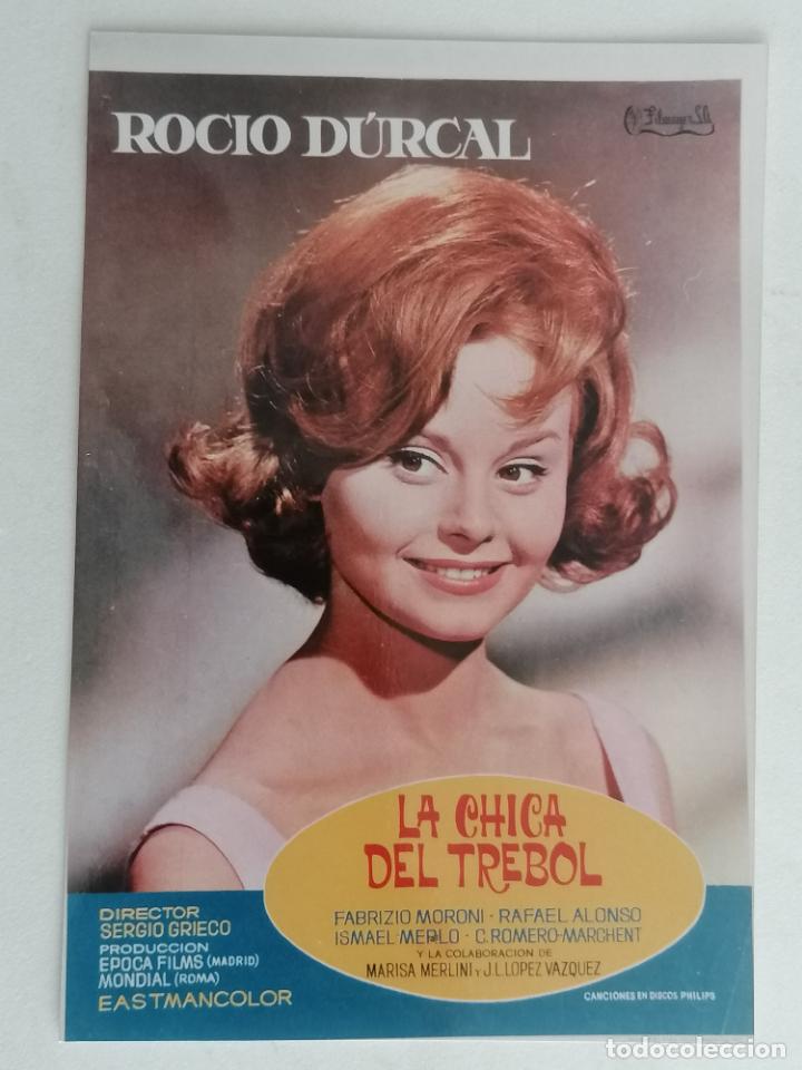 Kino: FOTOGRAFIA FOLLETO DE MANO, LA CHICA DEL TREBOL, MEDIDAS 10 X 15 CM