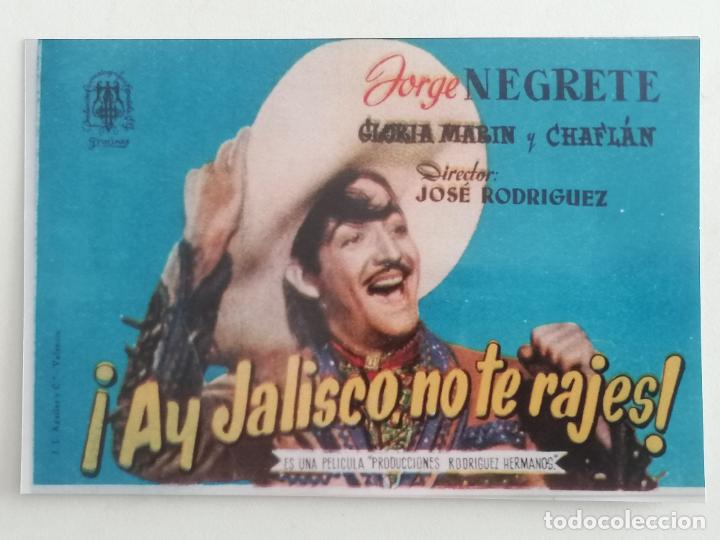 Kino: FOTOGRAFIA FOLLETO DE MANO, AY JALISCO, NO TE RAJES, MEDIDAS 10 X 15 CM