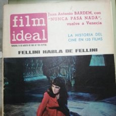 Cinema: FILM IDEAL NUMERO 126. 15 AGOSTO 1963. (FELLINI HABLA DE FELLINI, BARDEM ”NUNCA PASA NADA”...))