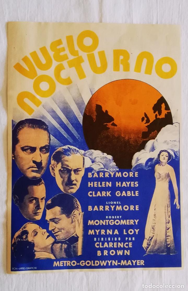 Kino: PEQUE&Ntilde;O CARTEL DE CINE: VUELO NOCTURNO CINE IDEAL GASC&Oacute; OLIVA