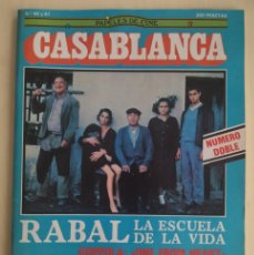 Cine: CASABLANCA - PAPELES DE CINE. N° 40 Y 41. PERFECTO ESTADO.