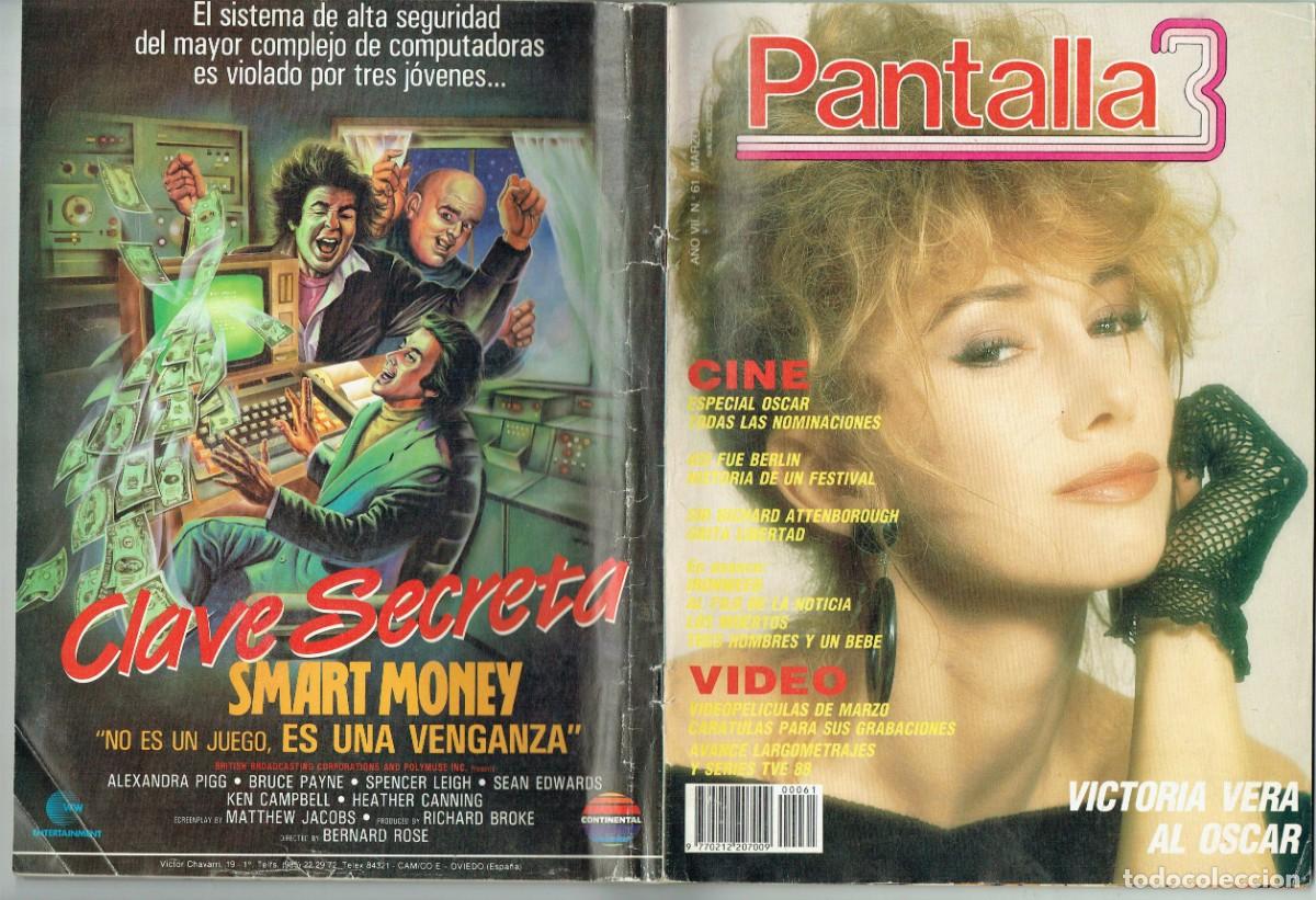 pantalla 3. nº 61. victoria vera / marzo 1988.( - Kaufen Andere alte  Kinozeitschriften in todocoleccion