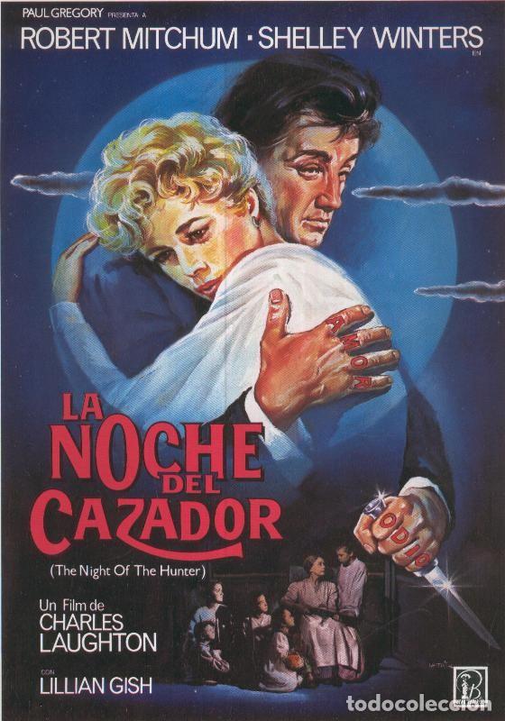 Kino: Caratula/Cartel de cine: La noche del Cazador