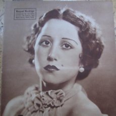 Cine: REVISTA CINE POPULAR FILM Nº 509 AÑO 1936 - RAQUEL RODRIGO (PORTADA) FELIX DE POMES (CP)