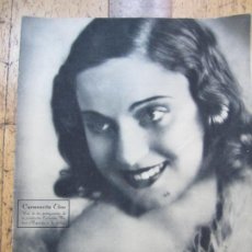 Cine: REVISTA CINE POPULAR FILM Nº 549 AÑO 1937 - CARMENCITA ELIOS (PORTADA) JULIO PEÑA LINA YEGROS (CP)