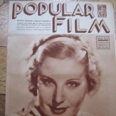 Cine: REVISTA CINE POPULAR FILM Nº 474 AÑO 1935 - ROSITA DIAZ (PORTADA) WALLACE BERRY (CP)