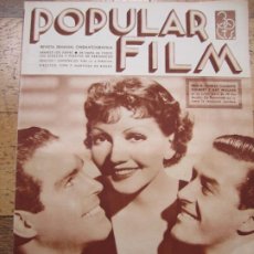 Cine: REVISTA CINE POPULAR FILM Nº 467 AÑO 1935 - CLAUDETTE COLBERT RAY MILLAND (PORTADA) A SALLOKER (CP)