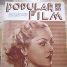 Cine: REVISTA CINE POPULAR FILM Nº 470 AÑO 1935 - PATRICIA ELLIS (PORTADA) LA DESTRUCCION DEL HAMPA (CP)