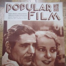 Cine: REVISTA CINE POPULAR FILM Nº 463 AÑO 1935 - WARNER BAXTER HELEN VILSON (PORTADA) INFIERNO NEGRO (CP)