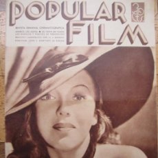 Cine: REVISTA CINE POPULAR FILM Nº 454 AÑO 1935 - MARGO (PORTADA) LA PIMPINELA ESCARLATA (CP)