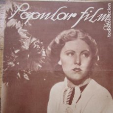 Cine: REVISTA CINE POPULAR FILM Nº 537 AÑO 1936 - JOSEPHINE HUTCHINSON (PORTADA) GLADYS SWARTHOUT (CP)