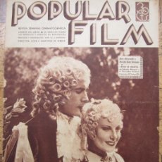 Cine: REVISTA CINE POPULAR FILM Nº 493 AÑO 1936 - DON ALVARADO ROSITA DIAZ (PORTADA) FRANK BORZAGE (CP)